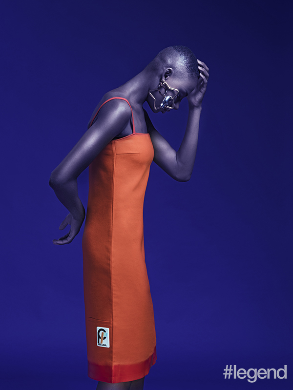 Dress_Prada; Earrings_Balenciaga