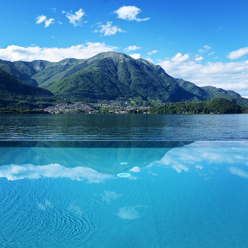 The infinity pool at Filario Hotel