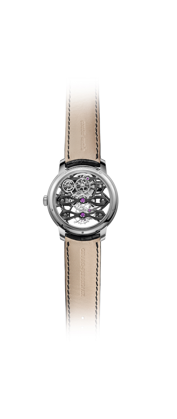 Back of the Neo Tourbillon with Three Bridges Skeleton