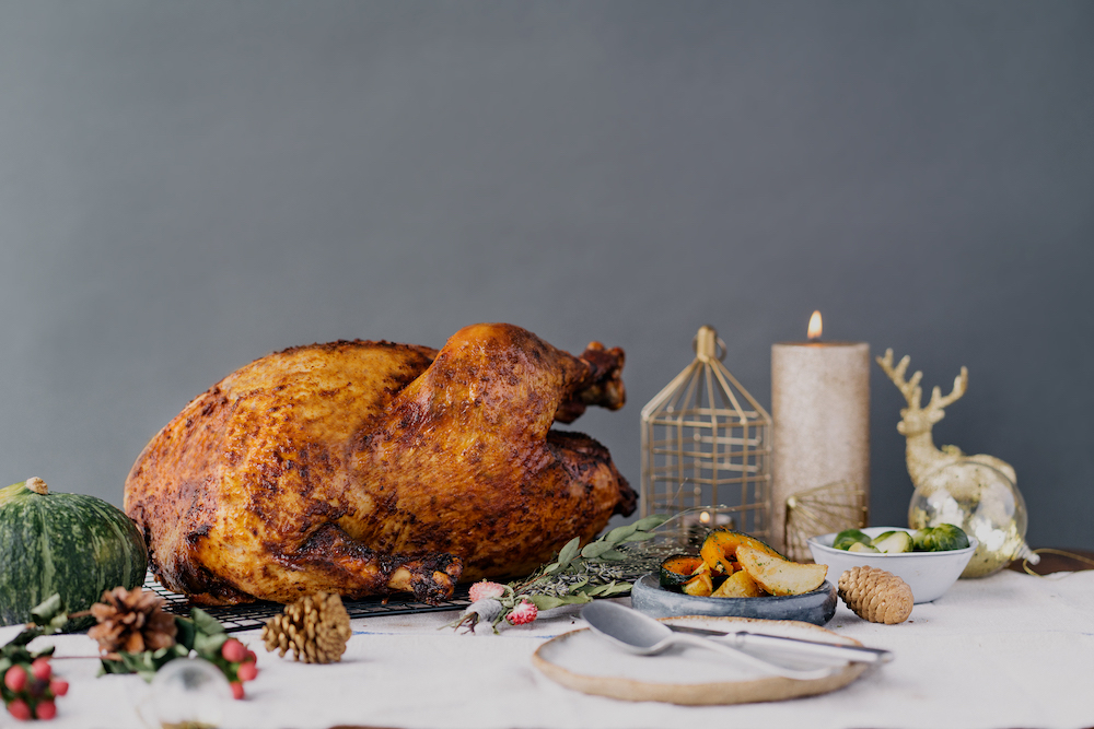 Rotisserie Turkey at the Kerry Hotel Hong Kong 