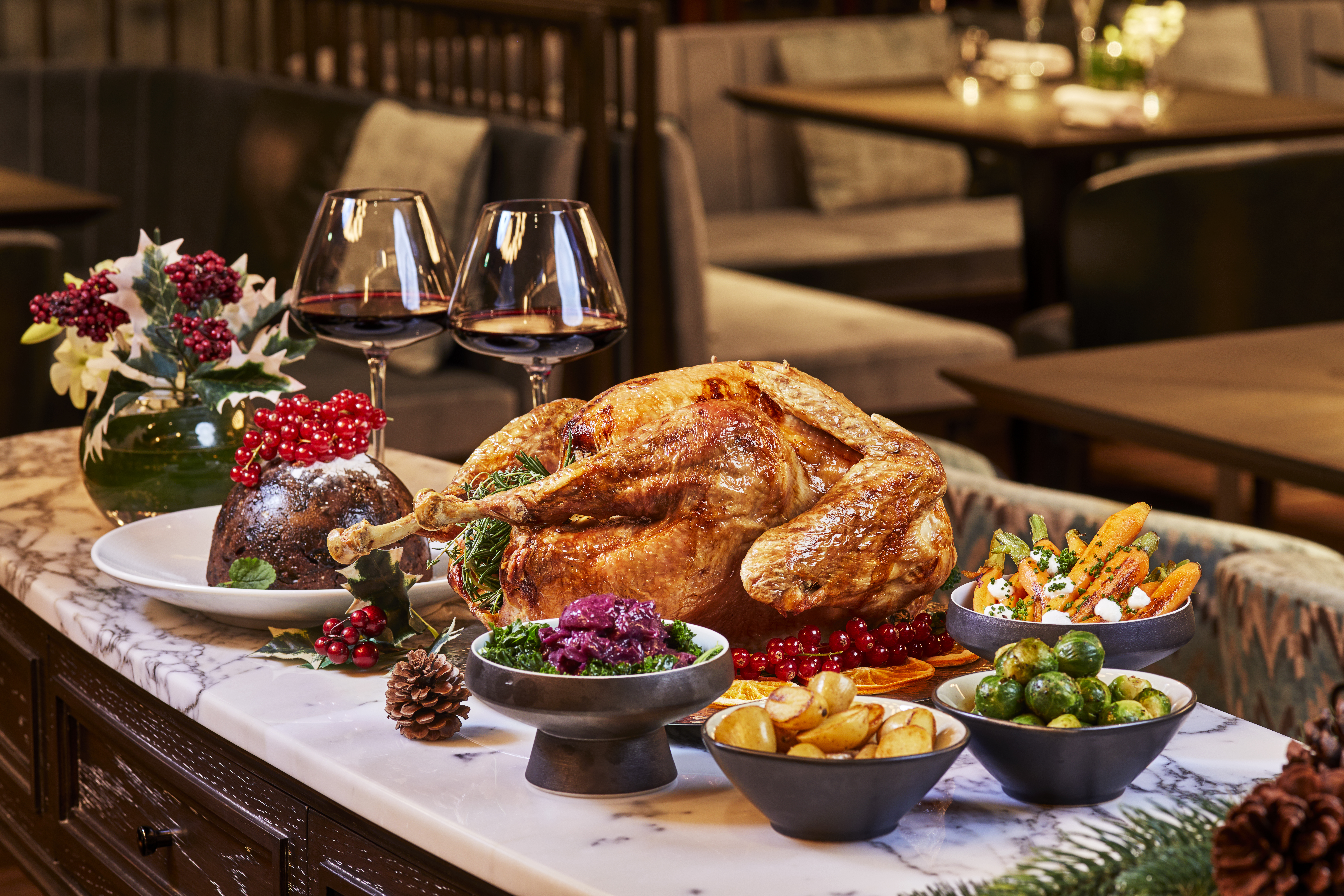 Whole roast prized British Turkey