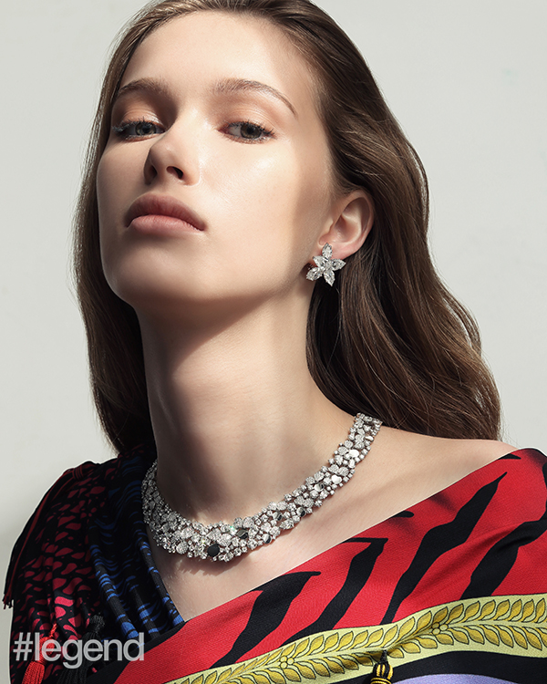 Printed dress with tassels _ Versace