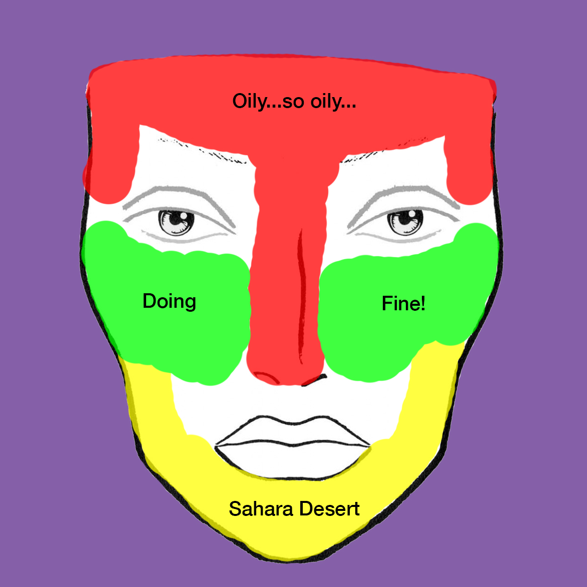 My face chart