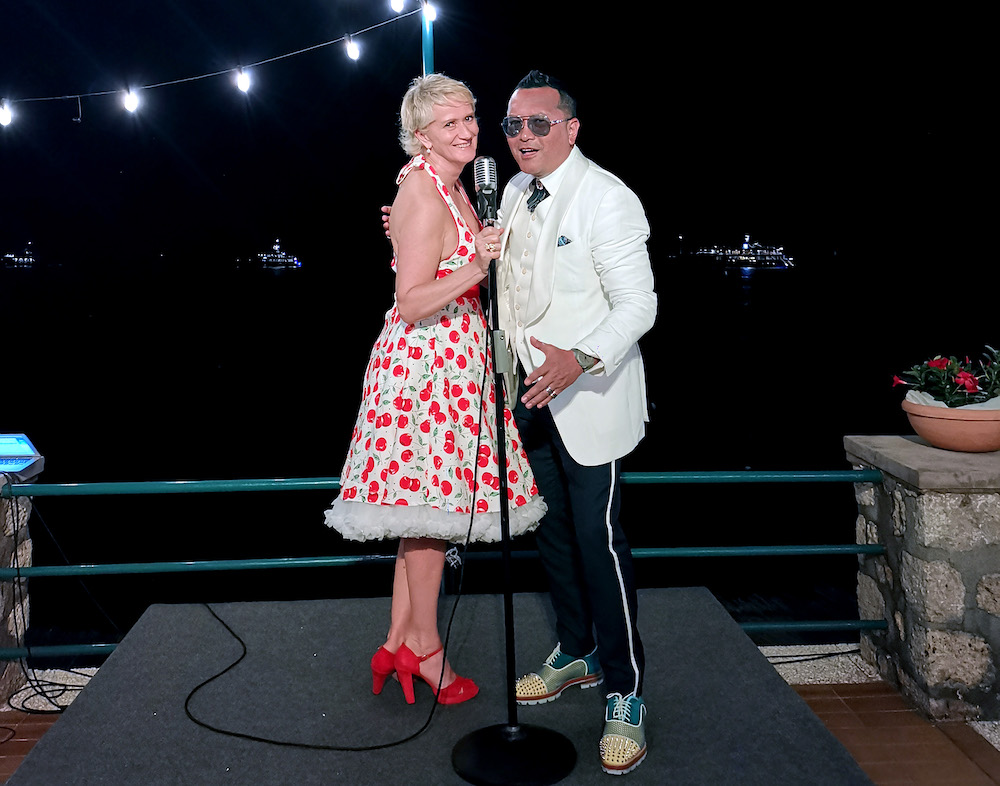Ms Jane Reeve, Chief Communication Officer of Ferrari, and Gordon Lam