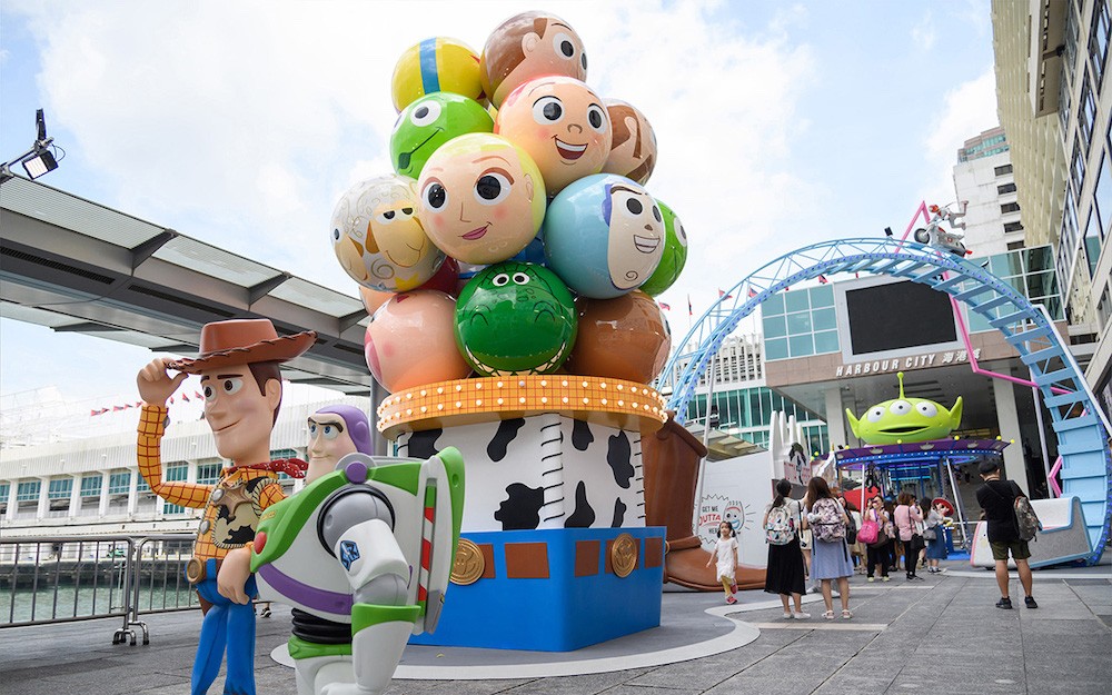 The Instagram-friendly display outside Harbour City; photo: Harbour City
