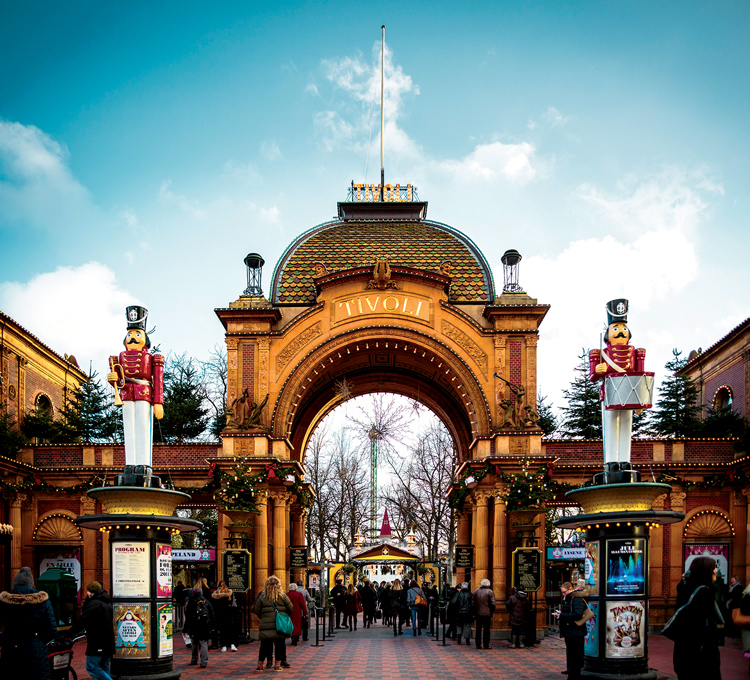 Tivoli Gardens and more striking waterfront architecture