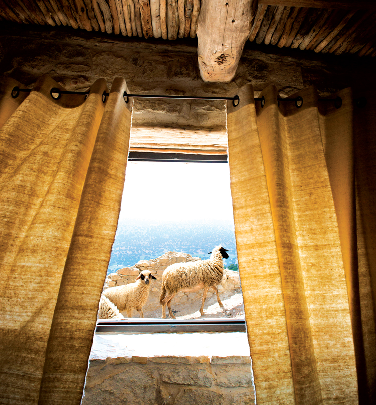 Berber agricultural traditions are carried on outside the maison