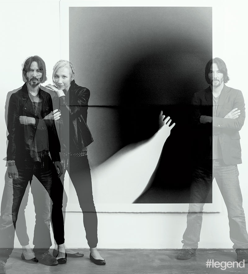 Keanu Reeves and Alexandra Grant