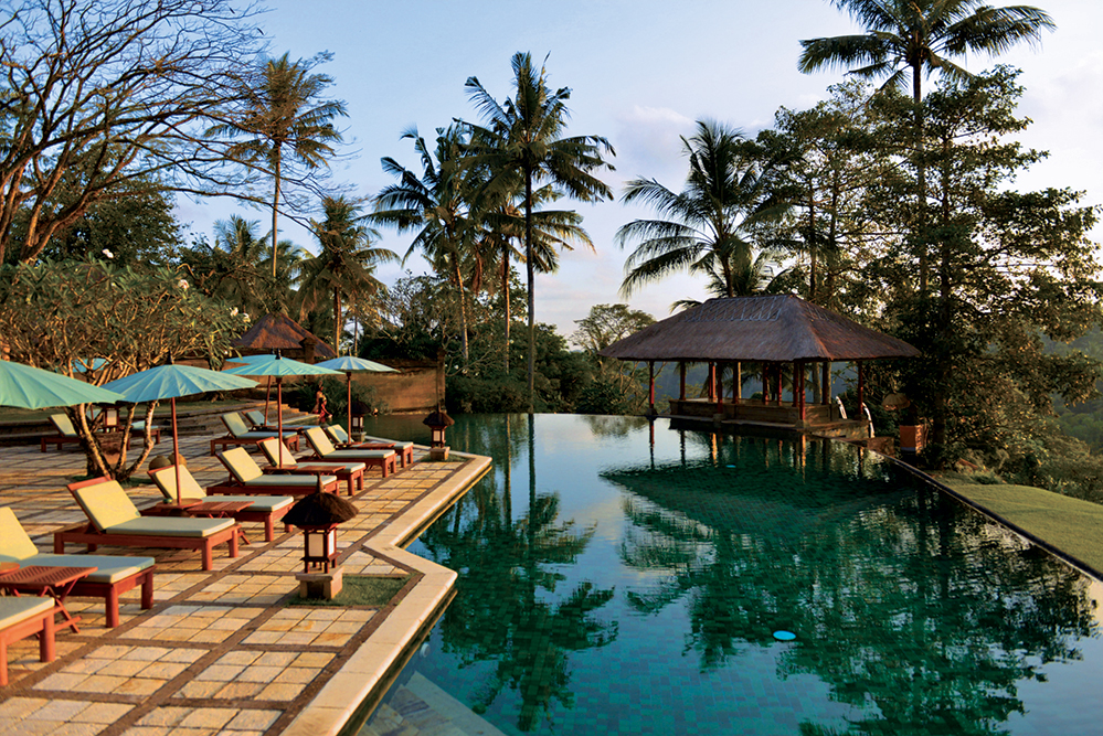 Main pool at the Amandari