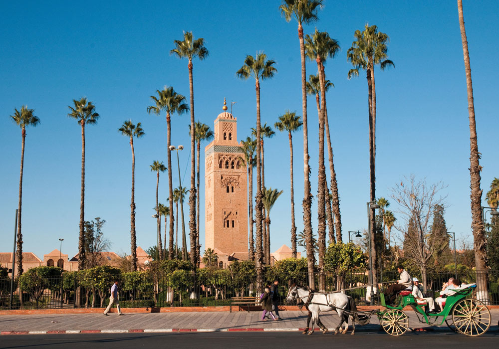 The Koutoubia Mosque is the city’s largest