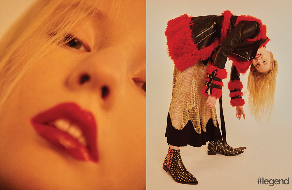 Outfit by Alexander McQueen