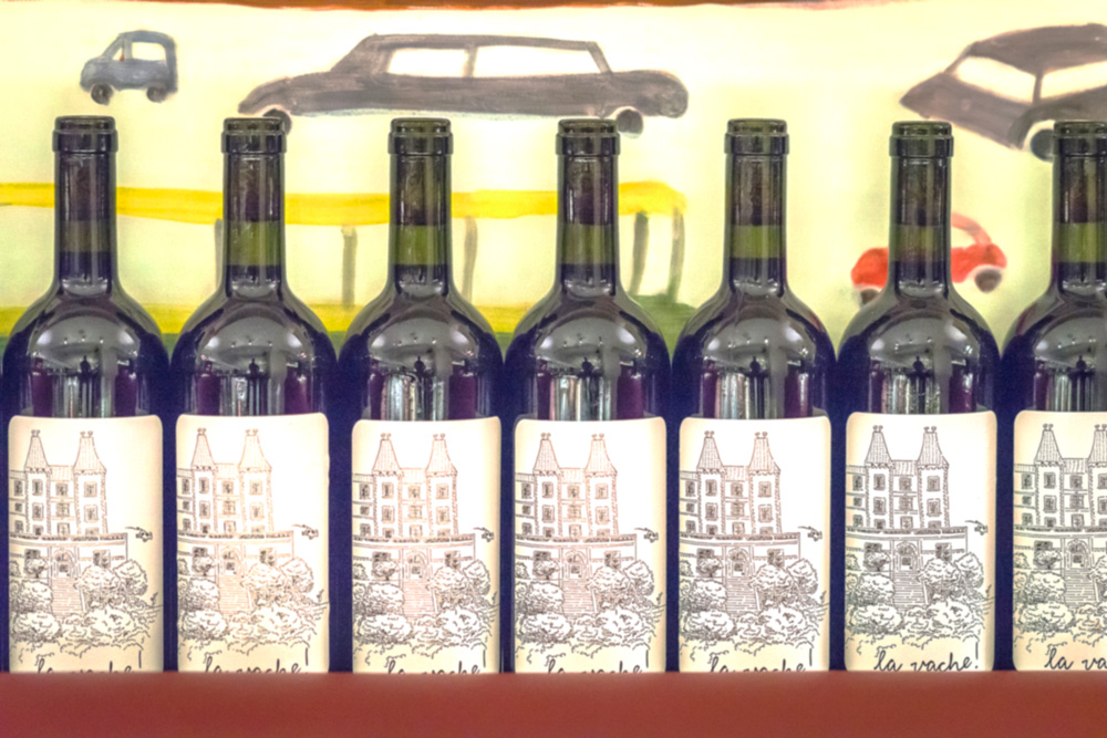 Replace these old wine labels with a design of your own