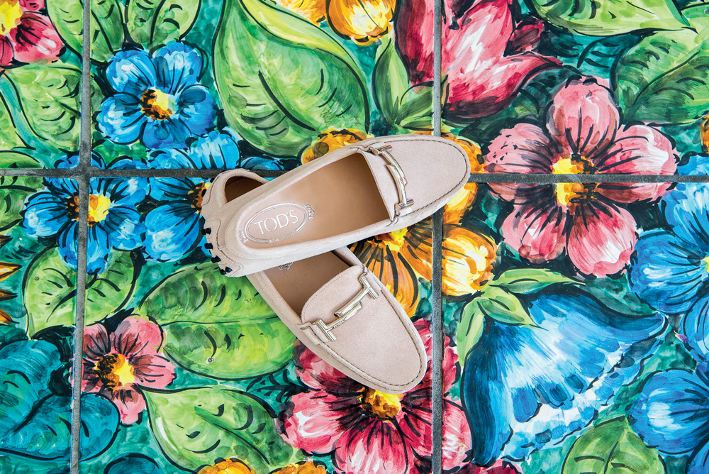 Ferragni collaborated with Tod’s on the iconic Double T Gommino and the Gommino clutch