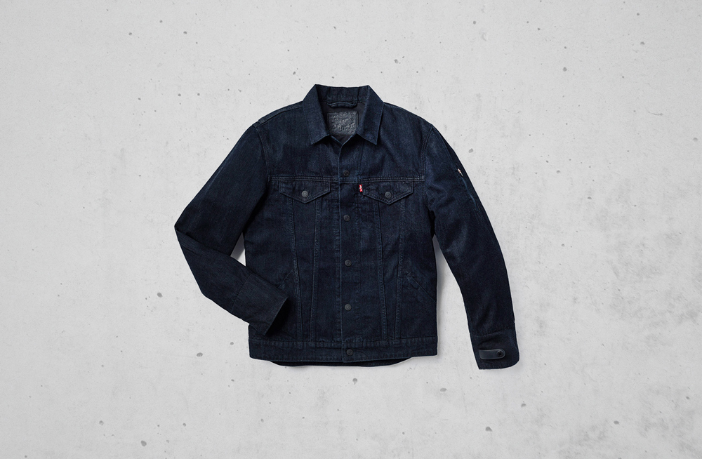 The Levi's x Google Smart Trucker denim jacket, available now