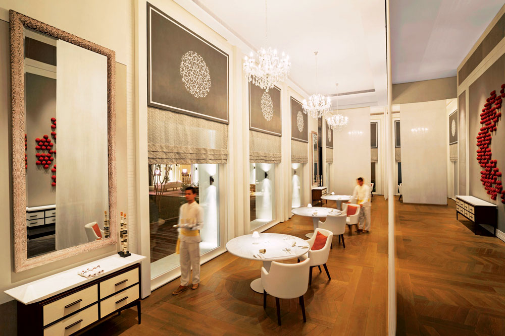 A treatment room on Spa Island