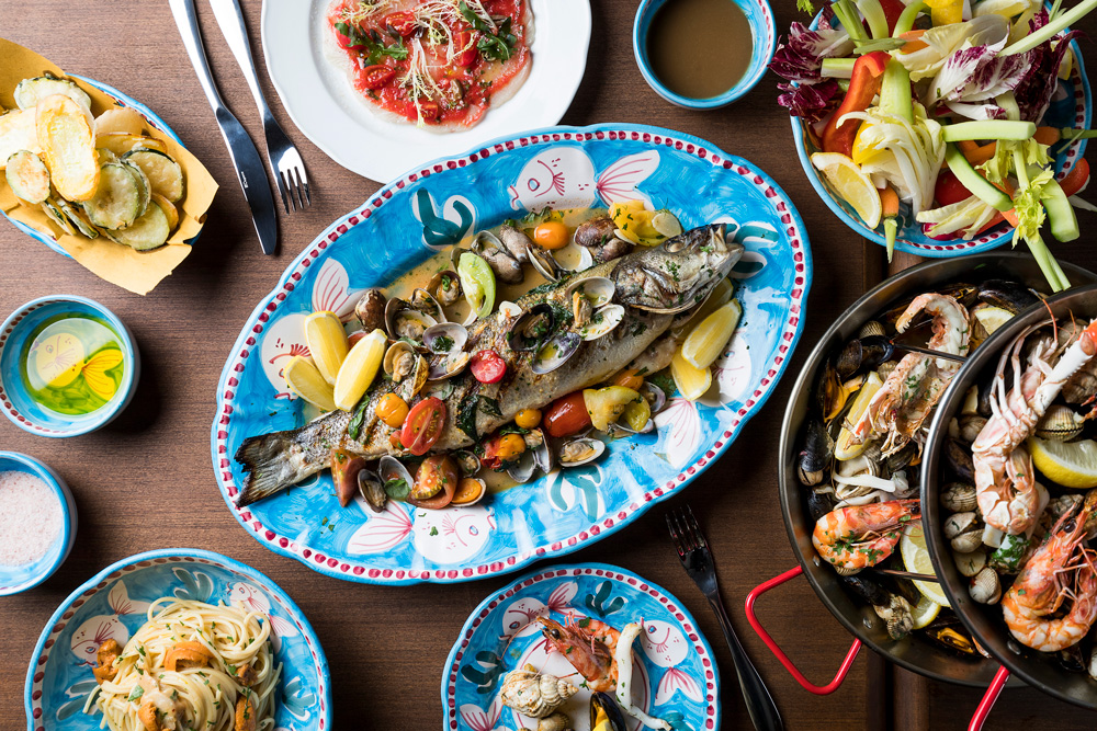 A seasonal spread from the just-opened Osteria Marzia