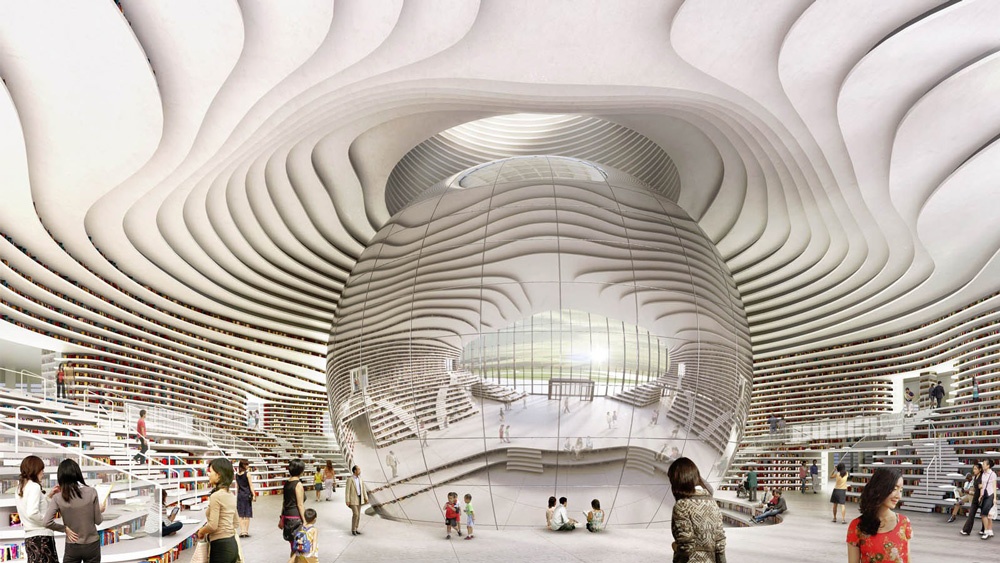 The Tianjin Binhai Library
