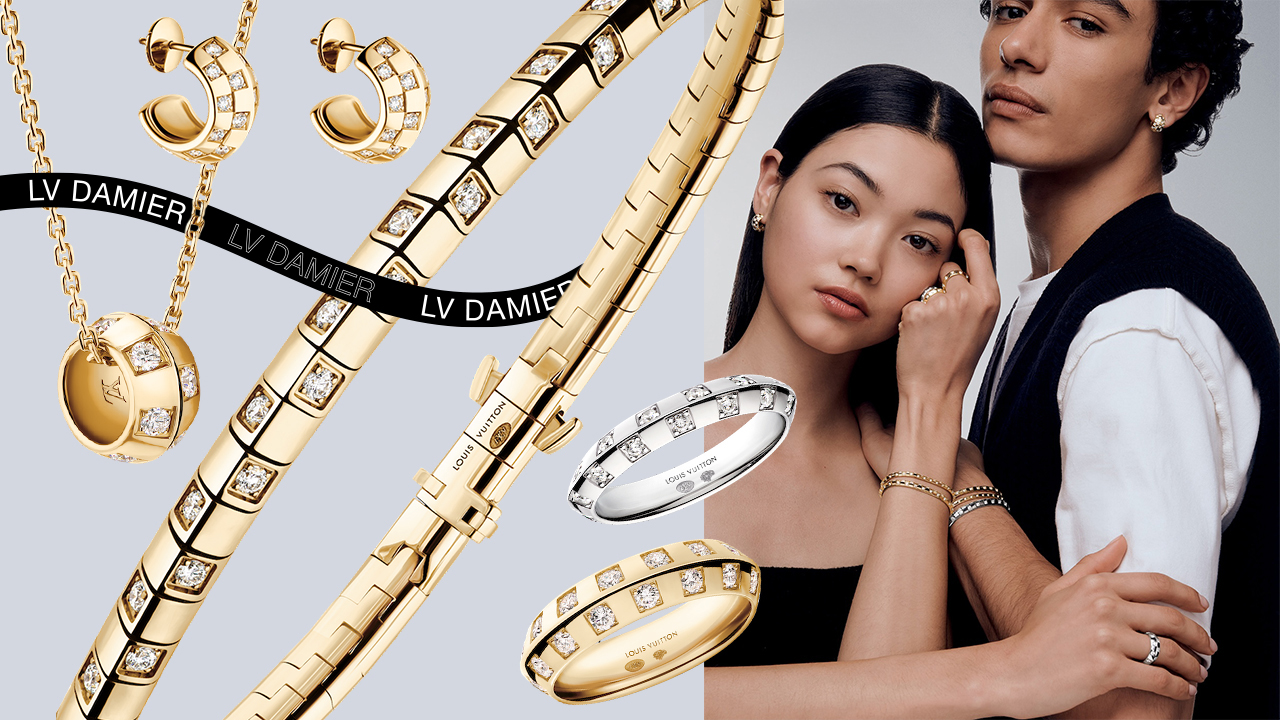 Timeless Charm of Louis Vuitton's Damier Pattern Sparks a Stunning Jewellery Revolution