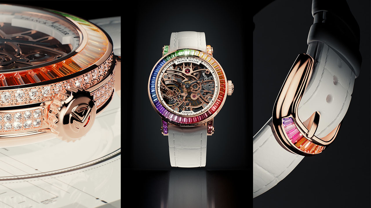Franck Muller introduces the timeless elegance of the 31mm round Skeleton Baguette