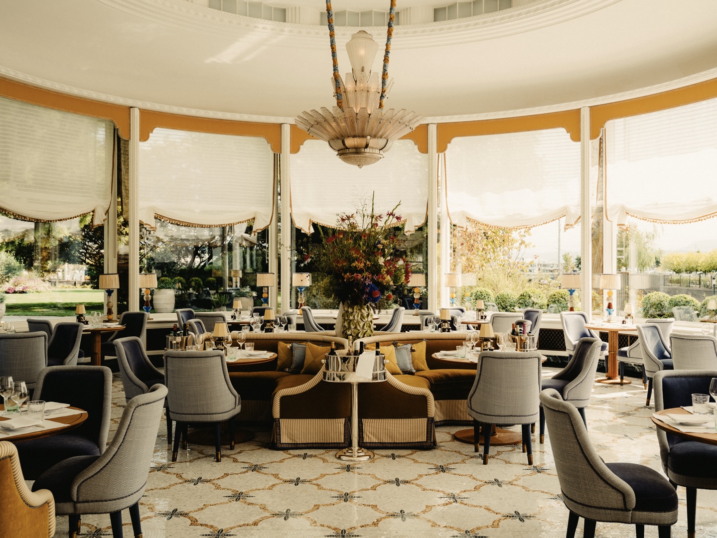‘Marguita’ The Mediterranean restaurant at Baur au Lac offers a menu of expertly crafted, delicious dishes