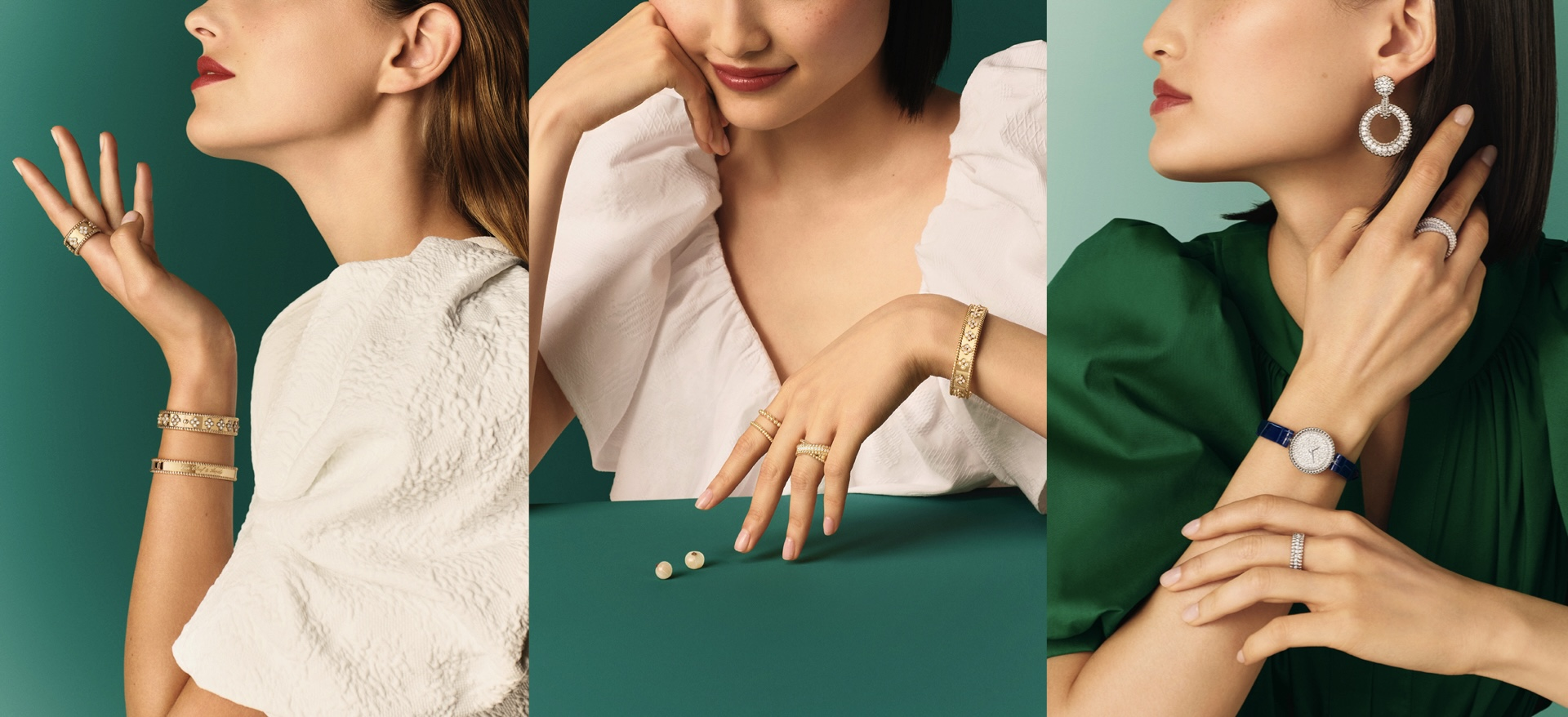 Van Cleef & Arpels unveils three beauties from the new Perlée collection