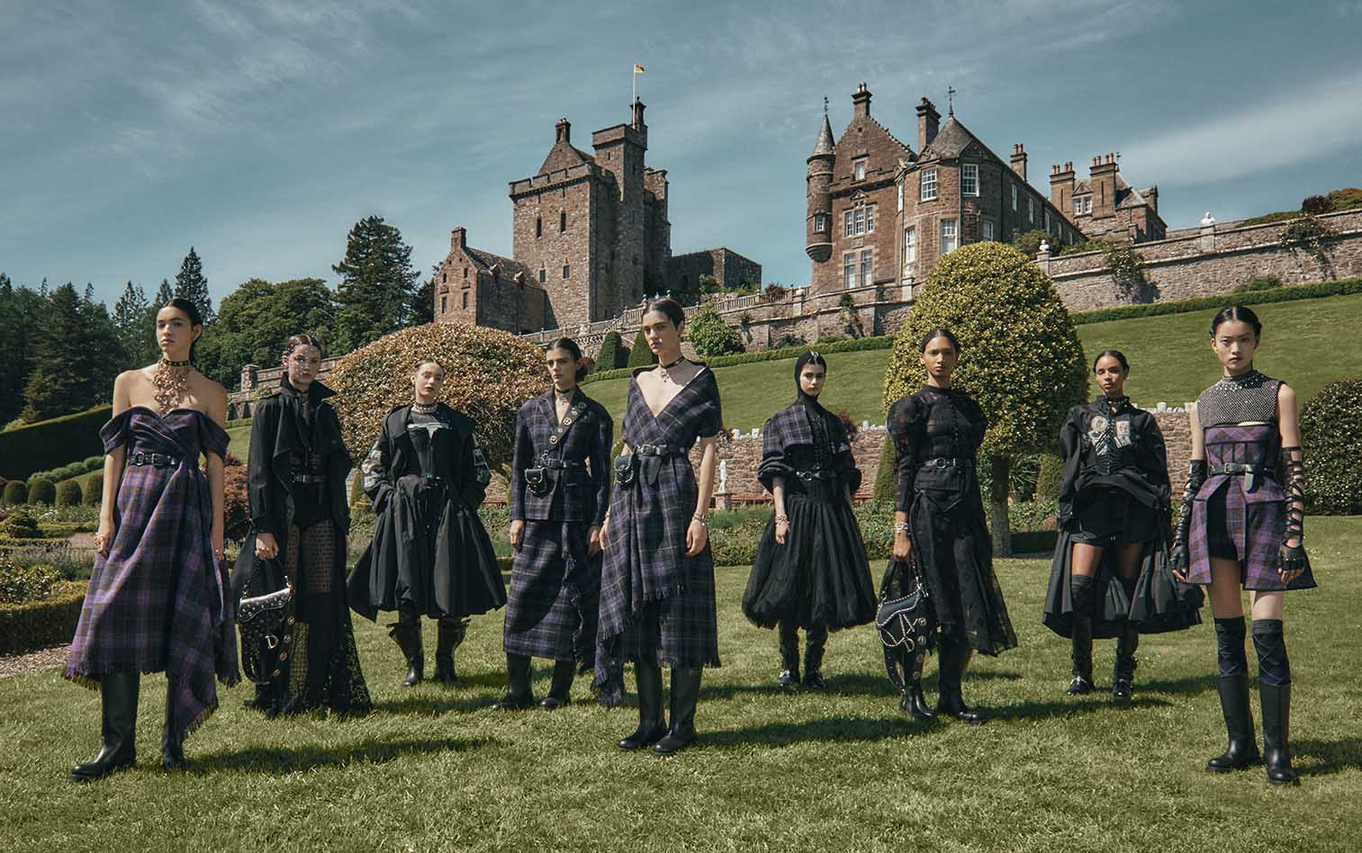 The Dior Cruise 2025 collection evokes Scotland through romantic drama and departs from Maria Grazia Chiuri's defining aesthetic