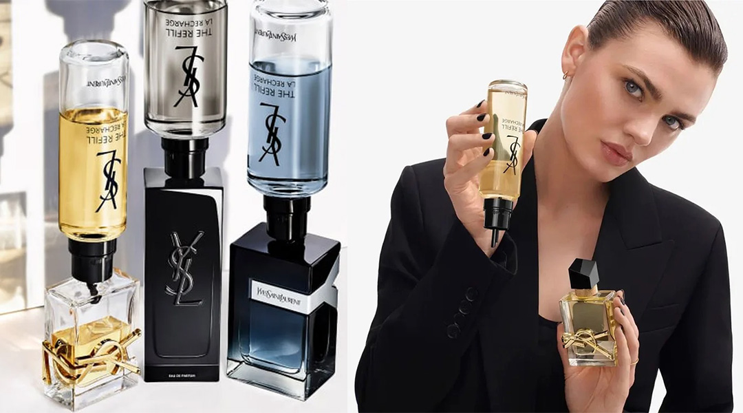 YSL Beauty introduces a refillable perfume to contribute to environmental sustainability