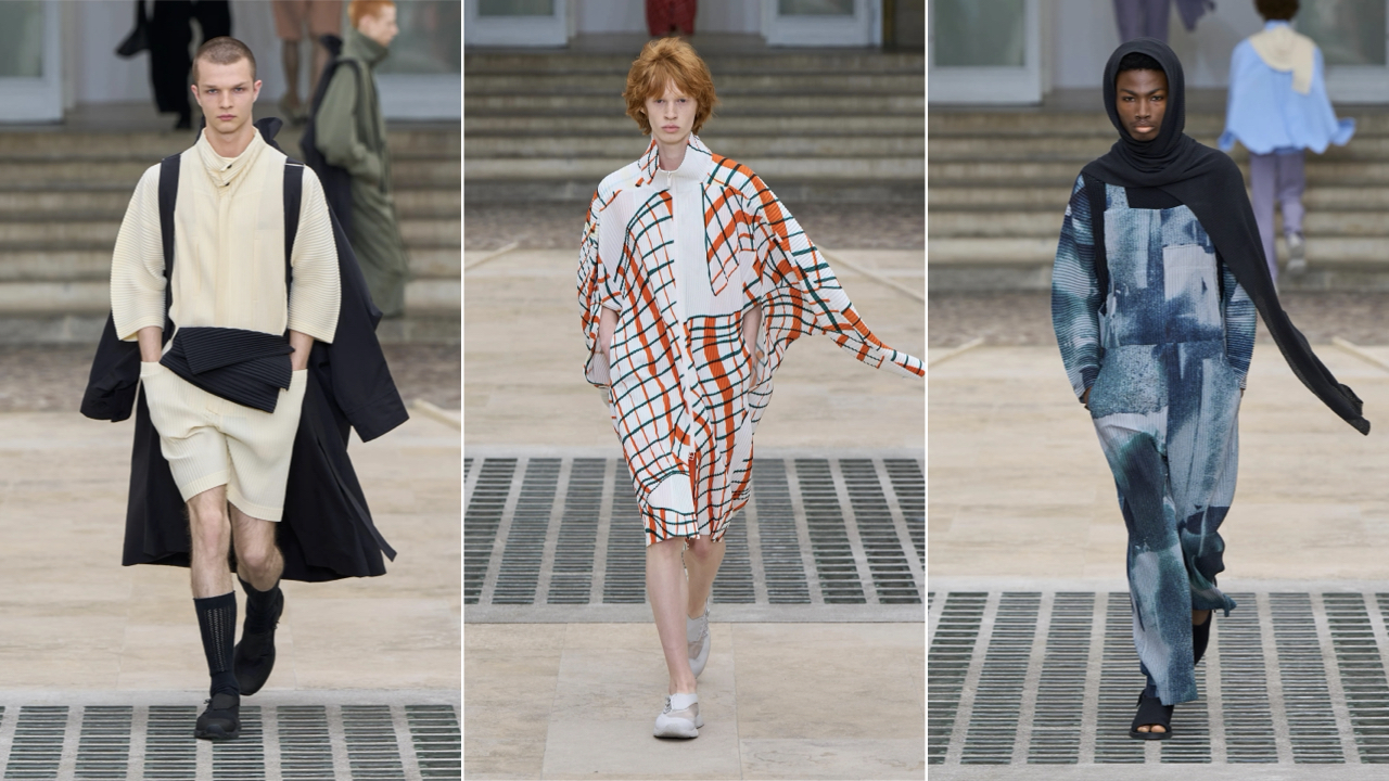 Paris Fashion Week: Highlights from the Homme Plissé Issey Miyake Spring 2025 Collection