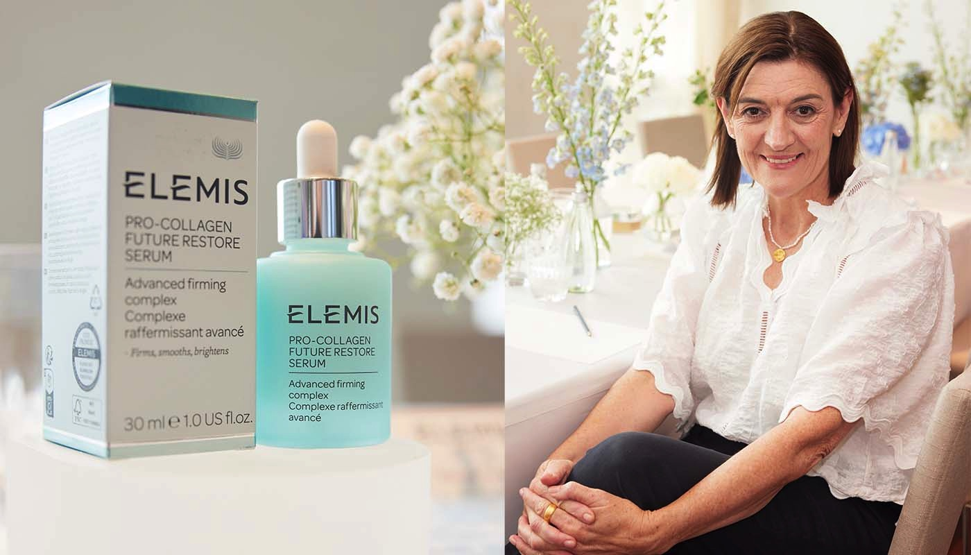 Exclusive talk with Noella Gabriel, co-founder of Elemis, the luxury skincare brand from England