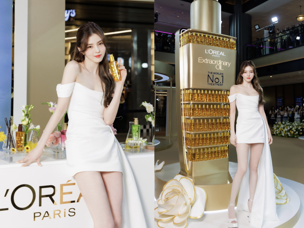 Celebrate L'Oreal Paris Elseve extraordinary oil with Han So-Hee