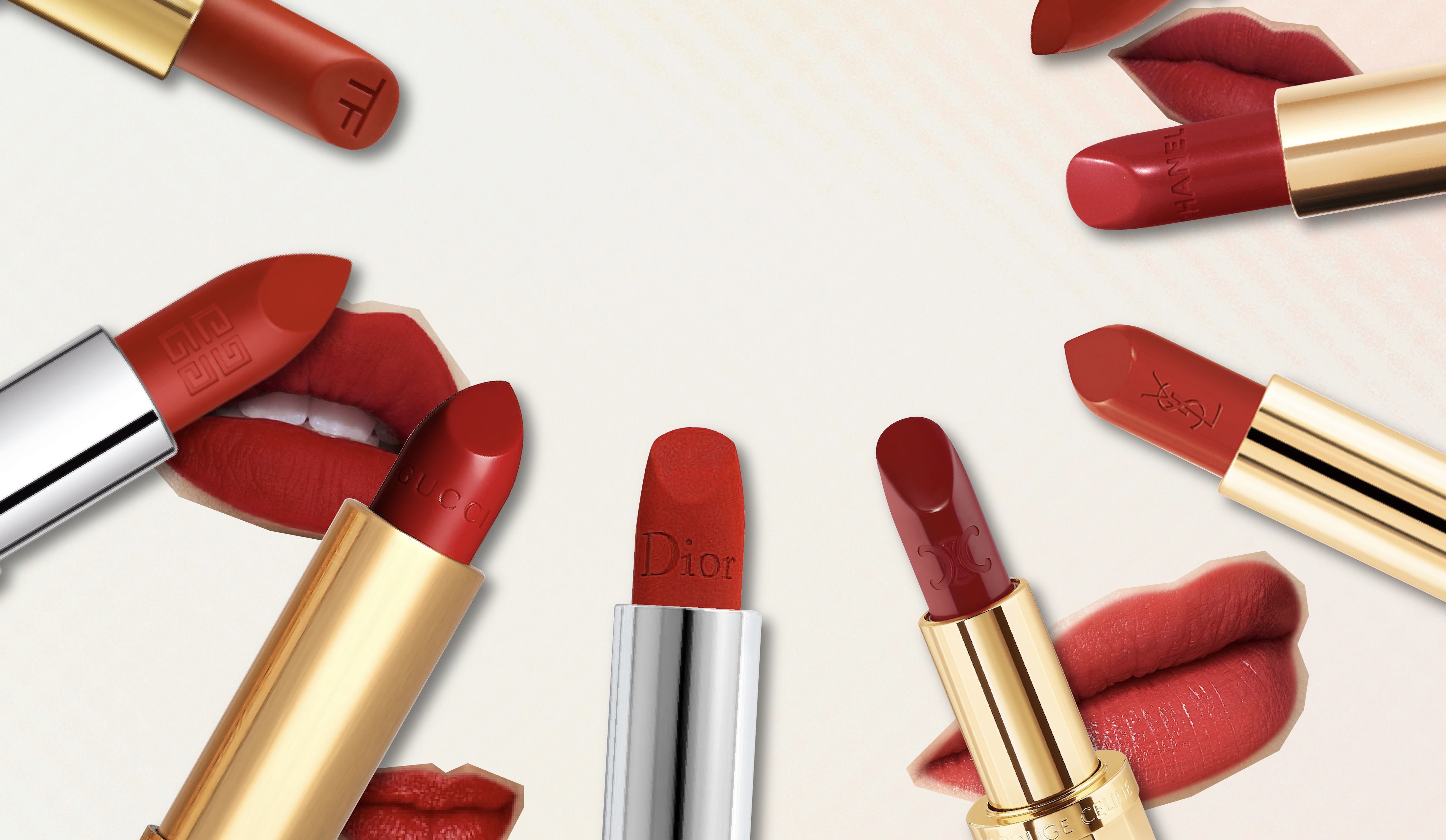 Discover 7 shades of red lipstick to enhance your luck and welcome this year's Chinese New Year in style.