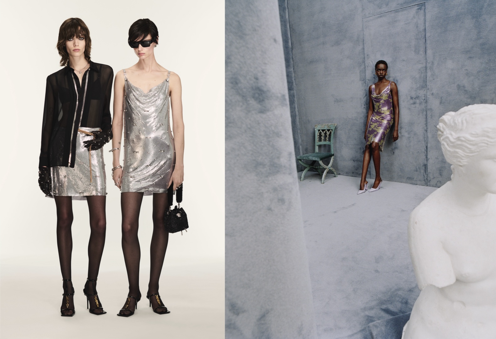 Metal Mesh: Versace’s timeless iconic material