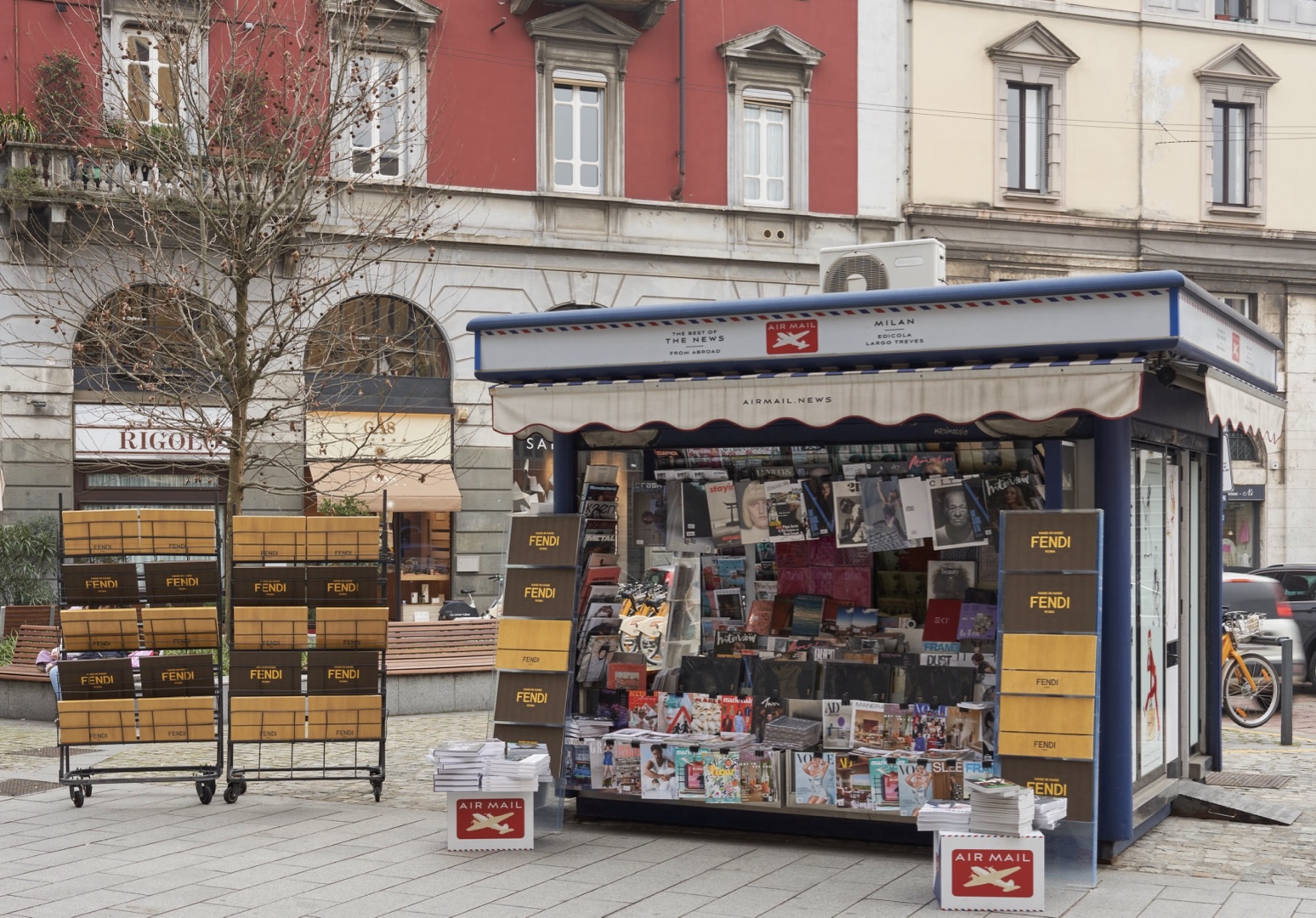 FENDI takes over bookstores across Milan to celebrate its 100th anniversary