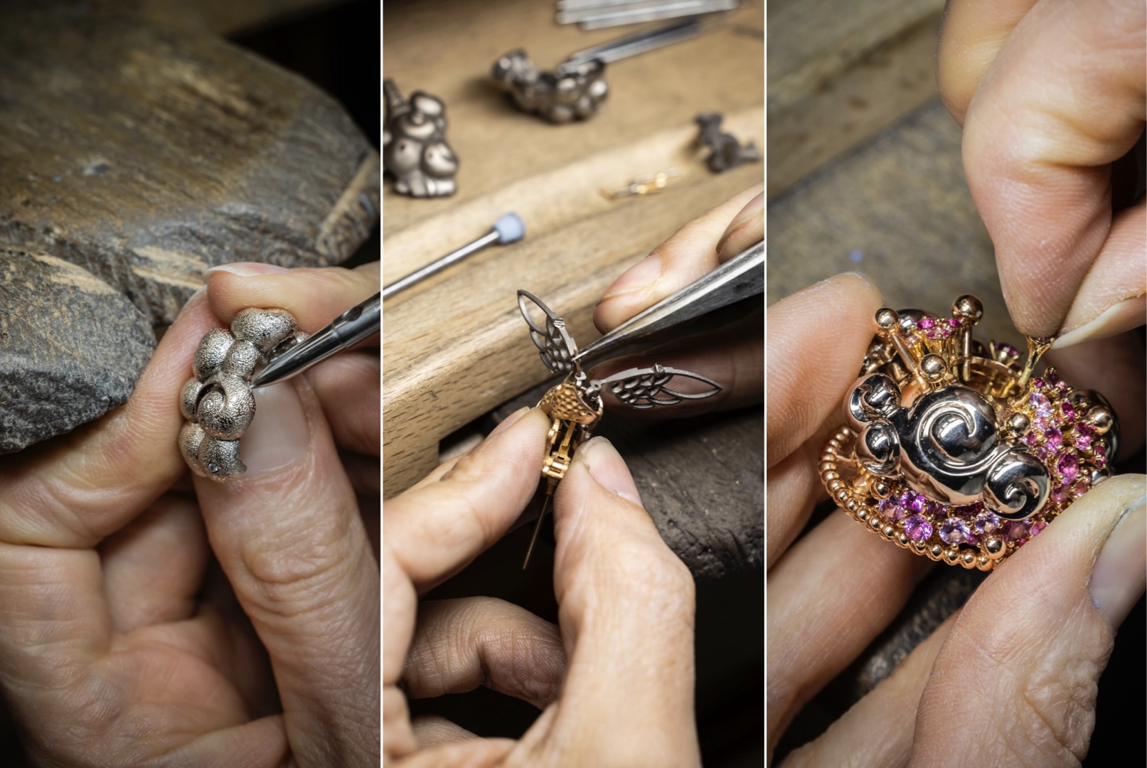 Van Cleef & Arpels เปิดม่านกวีแห่งกาลเวลาผ่านโมเดลนาฬิกาตั้งโต๊ะหุ่นกล “Naissance de l’Amour” ที่งาน Watches and Wonders 2025