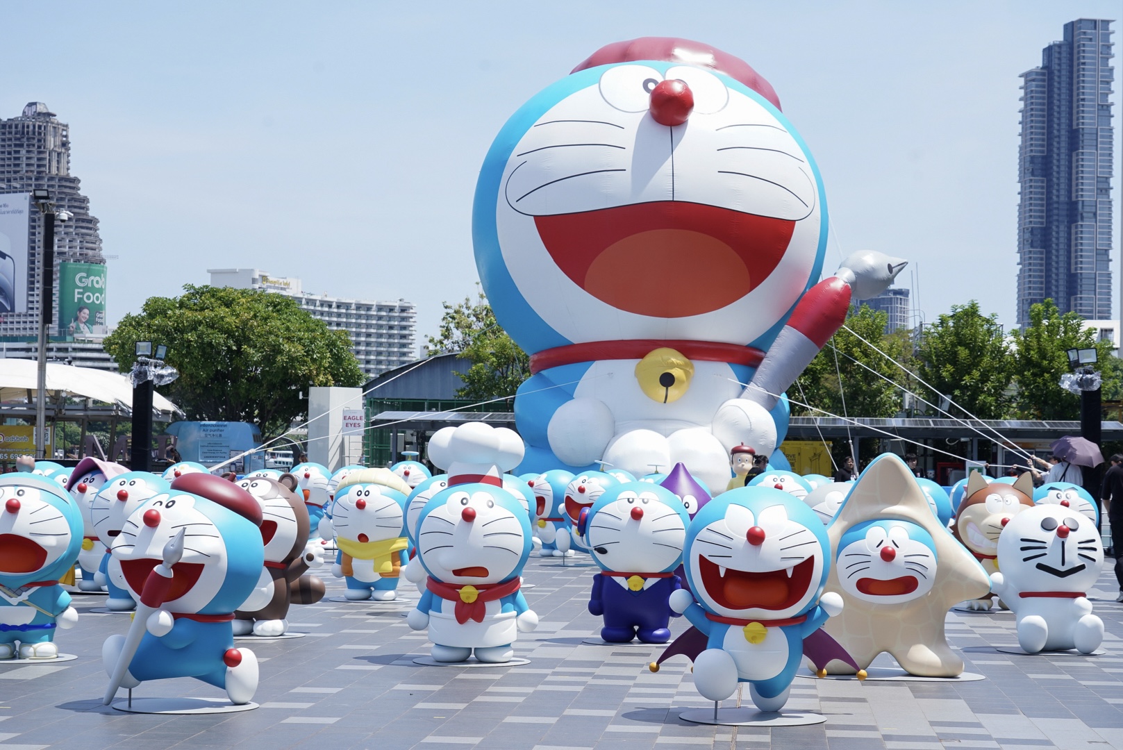 100% Doraemon in Town exhibition at ICONSIAM-01