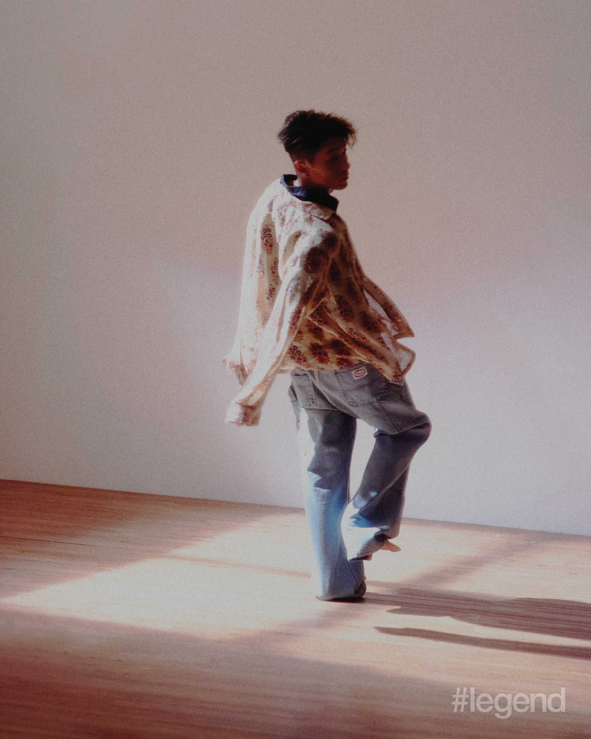 Printed shirts _ Kartik Research from Mr Porter; Denim jeans _ Cherry Los Angeles from Mr Porter; Captain Cook High-Tech Ceramic Skeleton _ Rado