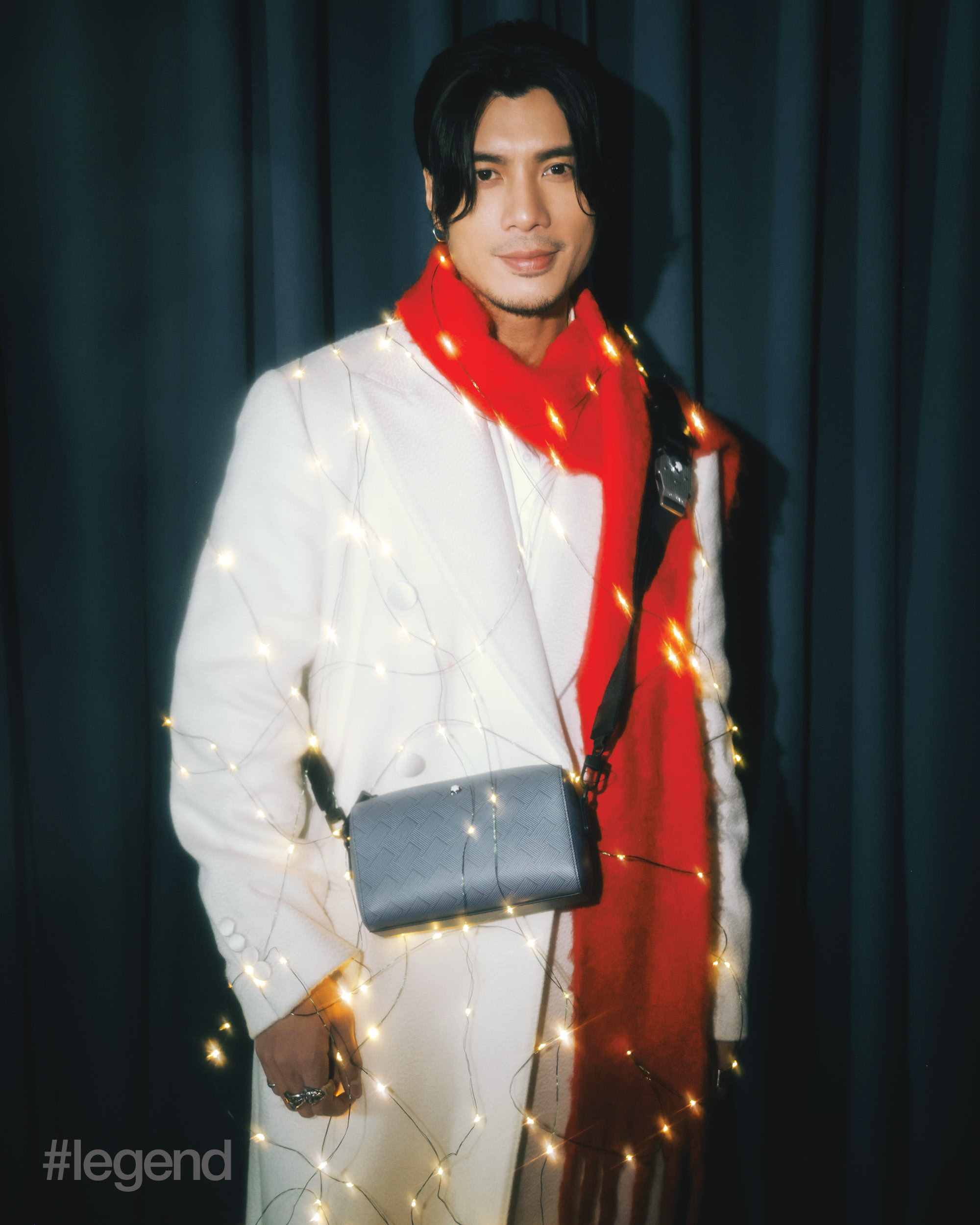 Montblanc 142 Bag with M LOCK 4810 buckle mini size in Lavender Grey